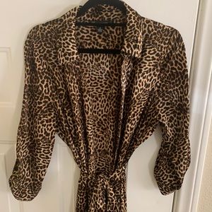 INC Leopard Maxi Dress